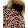 Leopard Print 2-Piece Snowsuit, Black & Multicolors - Snowsuits - 7
