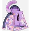Cloud Unicorn Print 2-Piece Snowsuit, Lavender & Blue - Snowsuits - 4