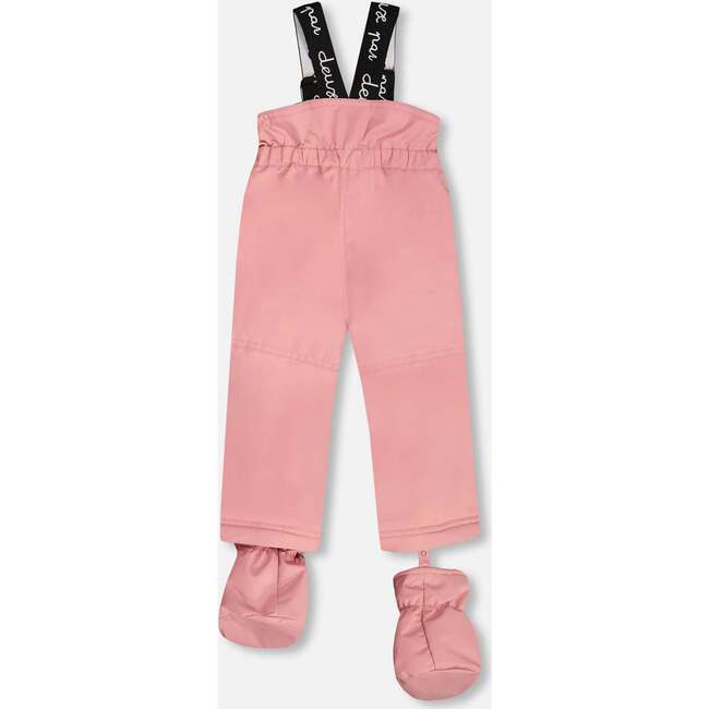 Cat Print 2-Piece Snowsuit, Pink - Snowsuits - 5