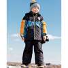 Cartography Print 2-Piece Snowsuit, Black - Snowsuits - 2