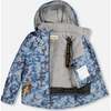 Cartography Print 2-Piece Snowsuit, Navy - Snowsuits - 3