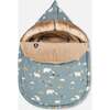 Bear Print Bunting Bag, French Blue - Bunting - 1 - thumbnail