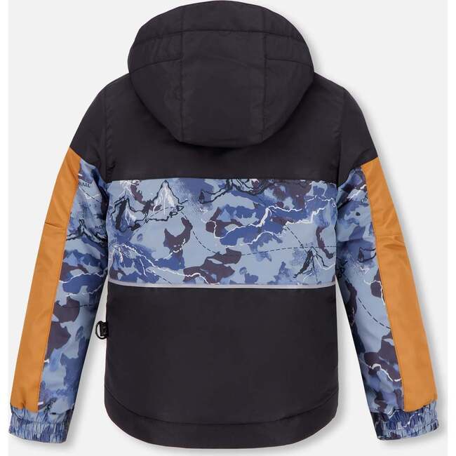 Cartography Print 2-Piece Snowsuit, Black - Snowsuits - 4