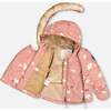 Bear Print 2-Piece Baby Snowsuit, Vintage Pink - Snowsuits - 3