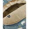 Bear Print Bunting Bag, French Blue - Bunting - 5