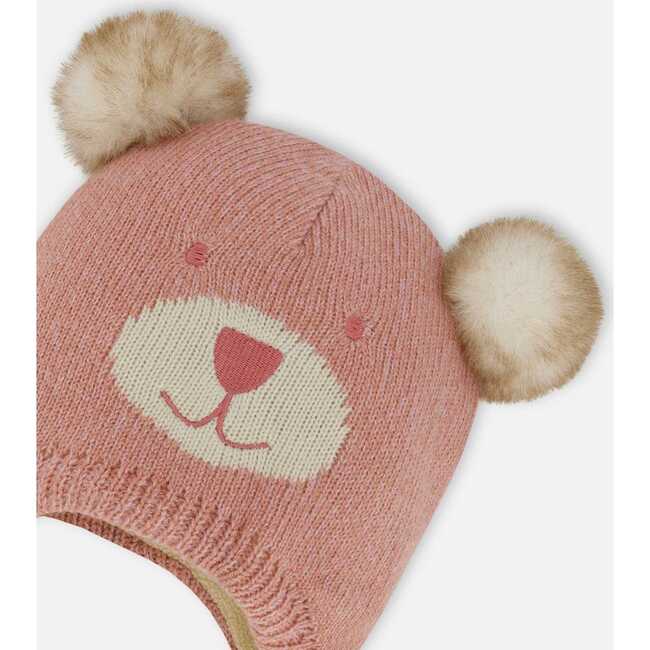 Baby Peruvian Knit Hat, Vintage Pink - Hats - 4