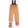 Bear Print 2-Piece Baby Snowsuit, Blue & Chocolate & Blue - Snowsuits - 5