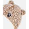 Baby Sherpa Hat, Champagne White - Hats - 4