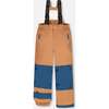 Bear Print 2-Piece Snowsuit, Chocolate & Blue - Snowsuits - 6
