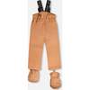 Bear Print 2-Piece Baby Snowsuit, Blue & Chocolate & Blue - Snowsuits - 6