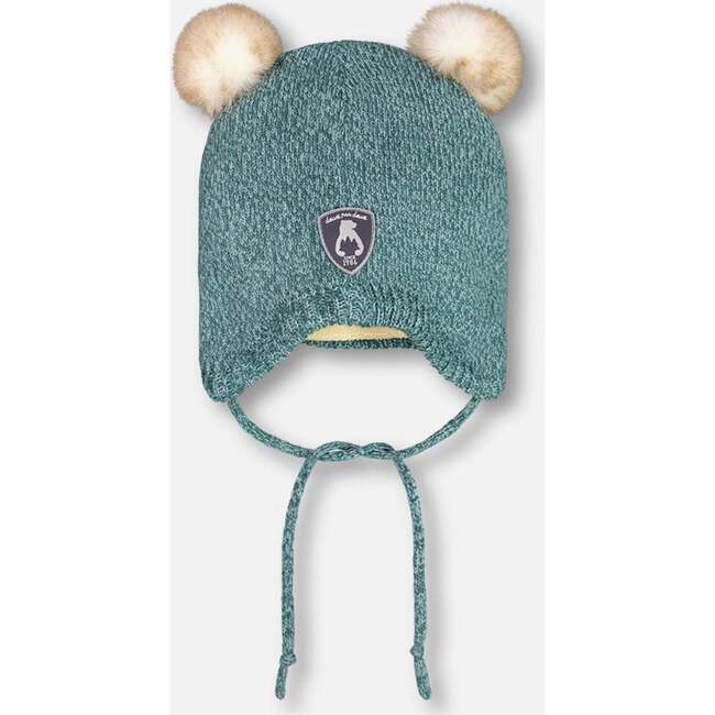 Baby Peruvian Knit Hat, French Blue - Hats - 3