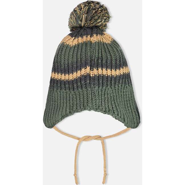 Baby Peruvian Knit Hat, Hunter Green - Hats - 3