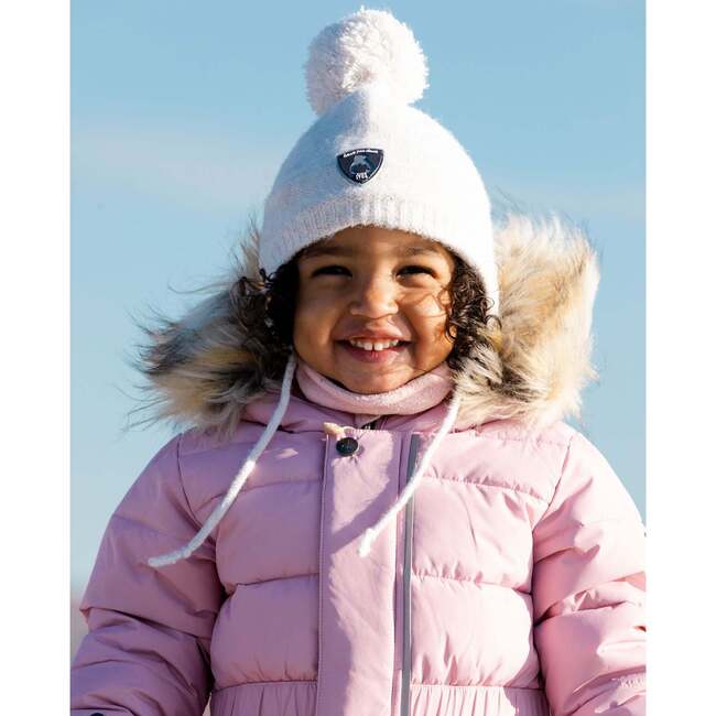 Baby Peruvian Knit Hat, Champagne White