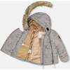Artic Friends Print 2-Piece Baby Snowsuit, Silver Grey - Snowsuits - 4