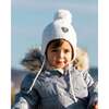 Baby Peruvian Knit Hat, Champagne White - Hats - 3