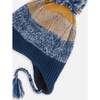 Acrylic Peruvian Knit, Navy & Chocolate - Hats - 4