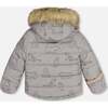 Artic Friends Print 2-Piece Baby Snowsuit, Silver Grey - Snowsuits - 5