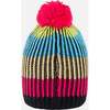 Acrylic Knit Hat, Multicolors - Hats - 3