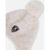 Baby Peruvian Knit Hat, Champagne White - Hats - 5