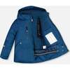 2-Piece Snowsuit, Navy & Fire Orange - Snowsuits - 4