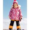 Little Cat Print 2-Piece Snowsuit, Golden Oak - Snowsuits - 2