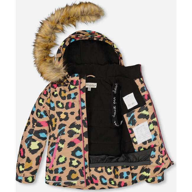 Leopard Print 2-Piece Snowsuit, Multicolors - Snowsuits - 2