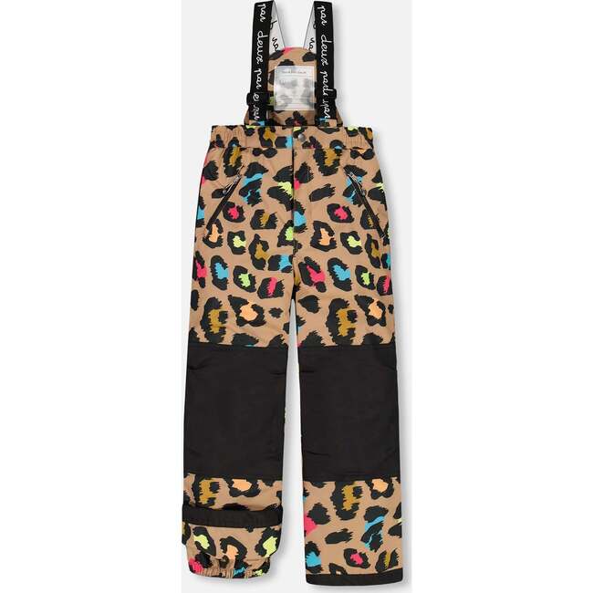 Leopard Print 2-Piece Snowsuit, Multicolors - Snowsuits - 4