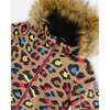 Leopard Print 2-Piece Snowsuit, Multicolors - Snowsuits - 7