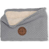 Double Layer Merino GOI Neckwarmer, Monument Blue - Scarves - 1 - thumbnail
