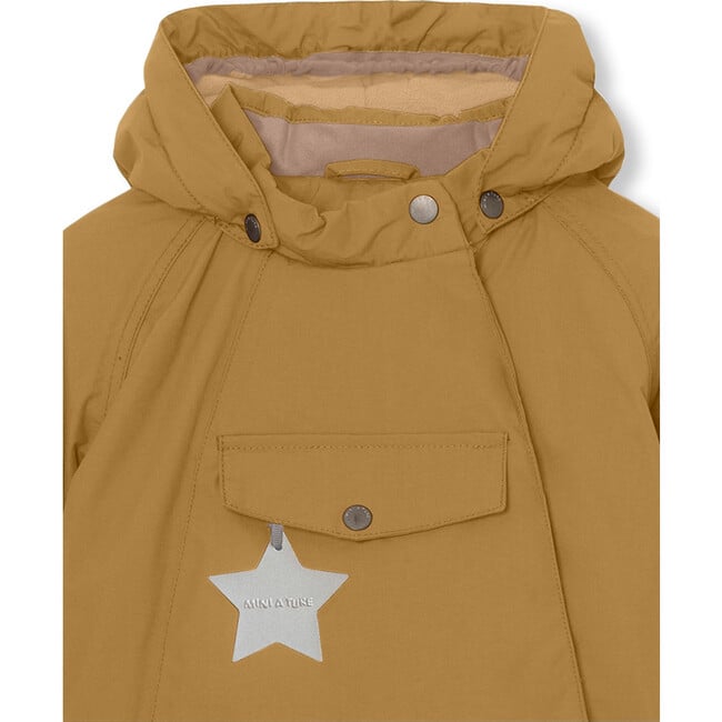 WANG Fleece Lined Winter Jacket, Medal Bronze - Parkas - 6