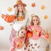 Fall Babe Patch Adult Sweatshirt, Natural - Sweatshirts - 3