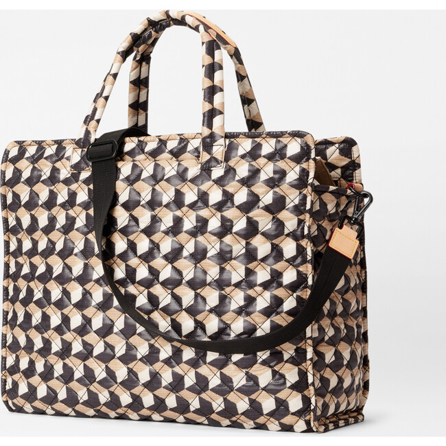 Large Box Tote, Autumn Geo