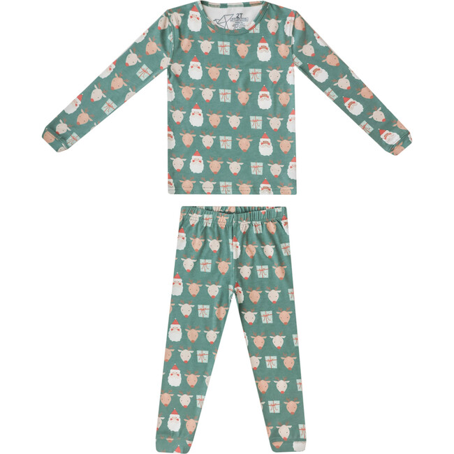 Prancer 2-Piece Long Sleeve Pajama Set