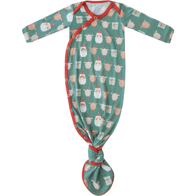 Prancer Newborn Knotted Gown