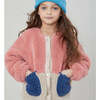 Girls Ruth Jacket, Pink Color Block - Fleece & Sherpa Jackets - 2
