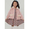Girls Tony Jacket, Pink - Faux Fur Coats - 2