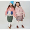 Girls Ruth Jacket, Pink Color Block - Fleece & Sherpa Jackets - 3