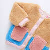 Girls Ruth Jacket, Camel Color Block - Fleece & Sherpa Jackets - 3