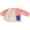 Girls Ruth Jacket, Pink Color Block - Fleece & Sherpa Jackets - 5