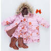 Girls Paulina Puffer, Lavender Poppy - Puffers & Down Jackets - 5