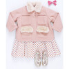 Girls Tony Jacket, Pink - Faux Fur Coats - 5