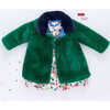 Girls Kate Coat, Emerald Faux Fur - Faux Fur Coats - 6