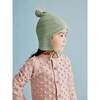 Pointy Peak Knit Pom Pom Tie-Neck Hat, Mojave - Hats - 2