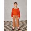 Izzy Vintage Grid Wide-Leg Pant, Acorn - Pants - 2