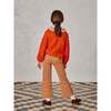 Izzy Vintage Grid Wide-Leg Pant, Acorn - Pants - 3