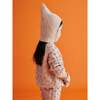 Slip-On Knit Ribbed Hood, Rosette - Hats - 3