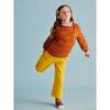 Popcorn Knit Long Sleeve Sweater, Fox - Sweaters - 4