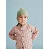 Popcorn Knit Buttoned Cardigan, Rosette - Cardigans - 5