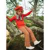 Izzy Vintage Grid Wide-Leg Pant, Acorn - Pants - 6