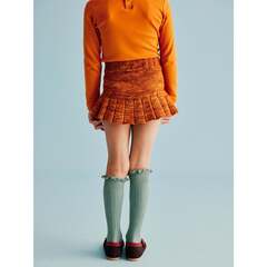 misha&puff■Skating Pond Skirt■Peacock MISHA_PUFF_KID_SKIRT_CABLE_SKA